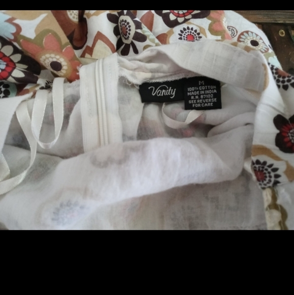 Vanity Size M Floral Halter Top Dress - Picture 5 of 7